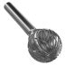 CARBIDE BURR, ALUMINUM CUT, BALL BURR