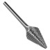 CARBIDE BURR, DOUBLE CUT, CONE, ALUMINUM