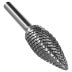  CARBIDE BURR, ALUMINUM CUT, POINTED TREE, END