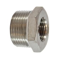 1/2" X 1/8" M X F 304 SS HEX BUSHING