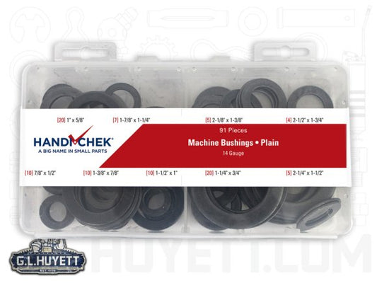 MACHINE BUSHING,  ASSORTMENT, 91 PIECE, HANDI-CHEK VERSION