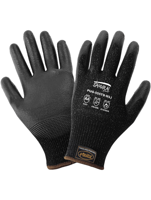 SAMURA GLOVE®,  CUT RESISTANT, POLYURETHANE COATED, 13-GAUGE, TUFFKUT® GLOVES