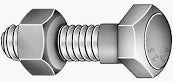 1/2-13x3-1/2",(PT) A325 TYPE 1 HEAVY HEX STRUCTURAL BOLT PLAIN WITH NUT AND WASHER