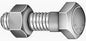 1/2-13x3-1/2",(PT) A325 TYPE 1 HEAVY HEX STRUCTURAL BOLT PLAIN WITH NUT AND WASHER