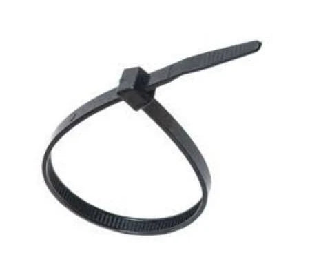 14" RELEASABLE CABLE TIE-50 LB-UV BLACK