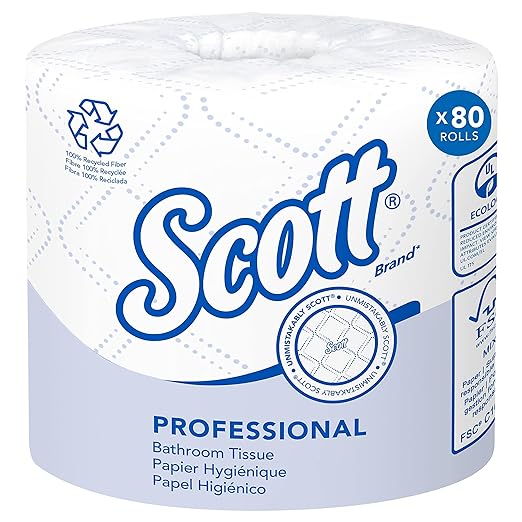 SCOTT PROFESSIONAL 2 PLY TOILET PAPER ROLL