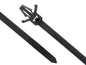 8" WING PUSH MOUNT-50 LB-BLACK CABLE TIE